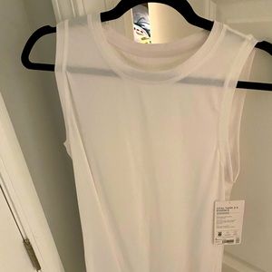 Athleta vital essence tank in white